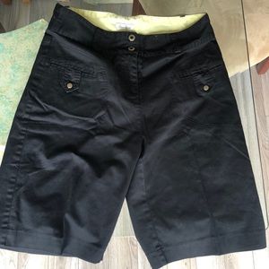Black Cotton Spandex Shorts Size 8